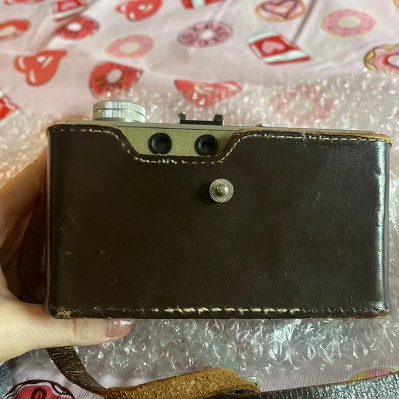 Vintage Argus C3 The Brick Tan Rangefinder Camera Cintar 50mm f/3.5 ^^^ - Picture 3 of 8